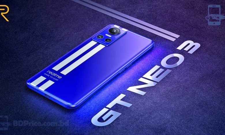 Realme GT Neo3 official render reveals the upcoming smartphone’s design