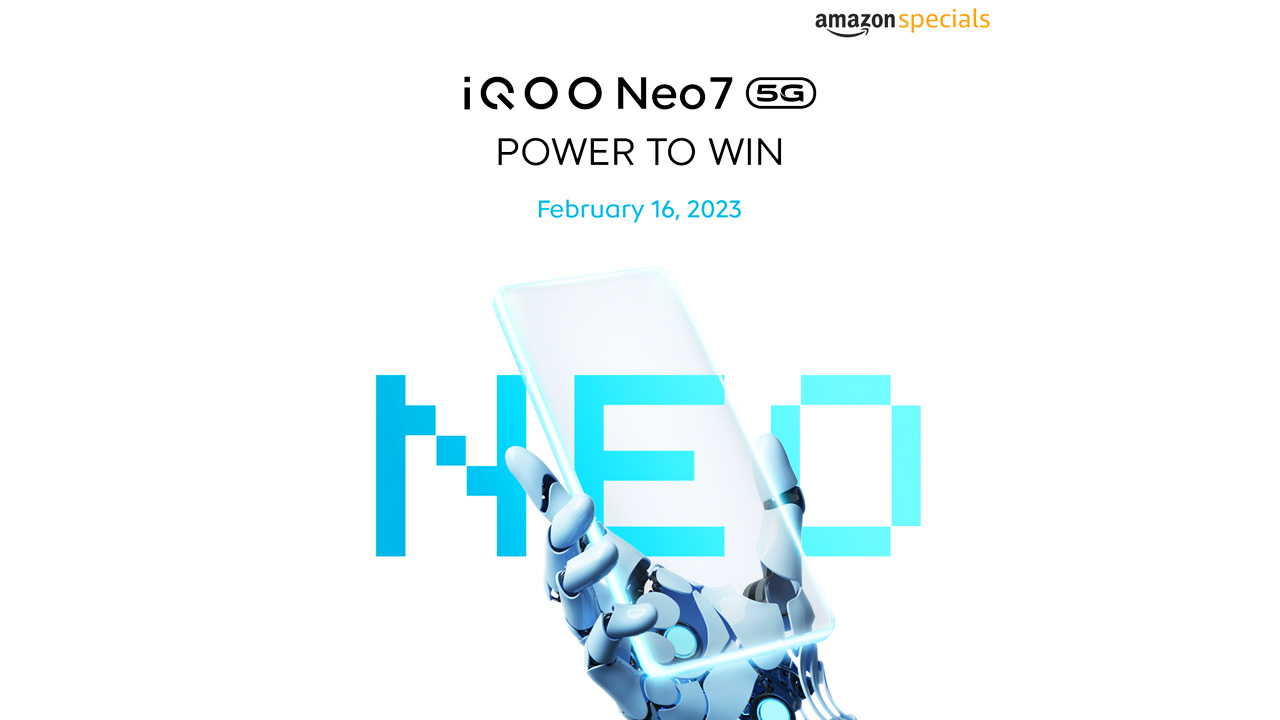 The iQOO Neo7 is going to launch in India on February 16. 16 ফেব্রুয়ারি iQOO Neo7 ভারতে লঞ্চ হতে যাচ্ছে Vivo