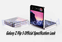 Galaxy Z Flip 5 Official Specification Leak