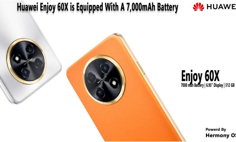 Huawei Enjoy 60X is Equipped With A 7,000mAh Battery