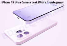 iPhone 15 Ultra Camera Leak With a 1-inch sensor