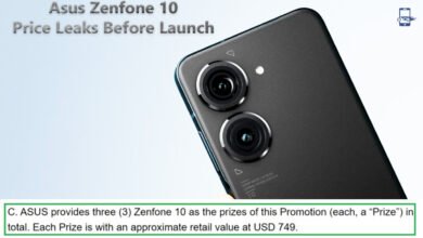 Asus Zenfone 10 Price Leaks Before Launch