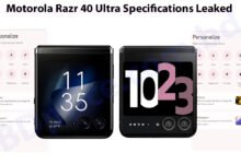 Motorola Razr 40 Ultra specifications leaked