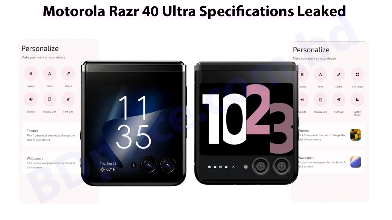 Motorola Razr 40 Ultra specifications leaked