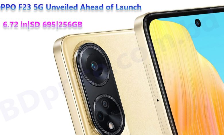 OPPO F23 5G Unveiled Ahead of Launch