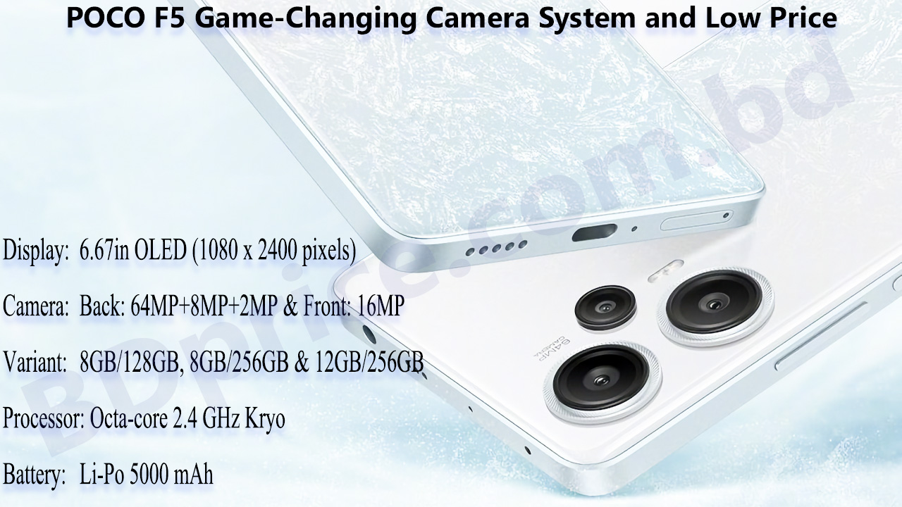 POCO F5 Game-Changing Camera System and Low Price