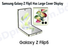 Samsung Galaxy Z Flip5 Has Large Cover Display