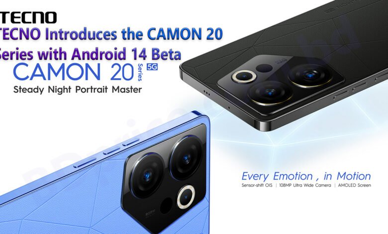 TECNO Introduces the CAMON 20 Series with Android 14 Beta