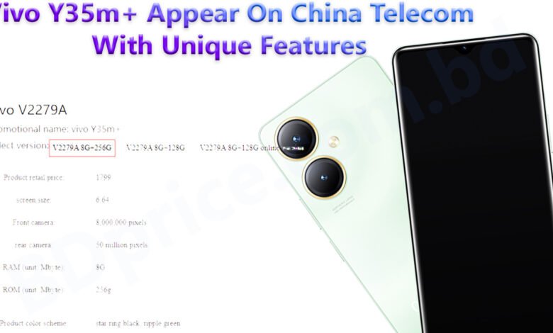 Vivo Y35m+ Appear On China Telecom With Unique Features