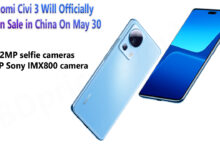 Xiaomi Civi 3 Will Officially Go On Sale in China On May 30