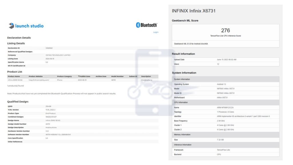 Infinix Zero 30 5G Listed On Geekbench