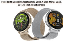 Fire-Boltt Destiny Smartwatch, With A Slim Metal Case, A 1.39-inch Touchscreen