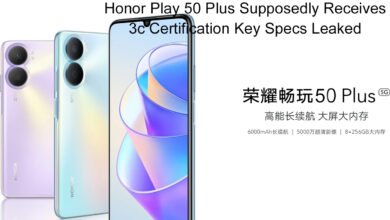 Honor Play 50 Plus Supposedly Receives 3c Certification, Key Specs Leaked