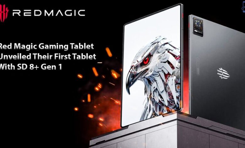 Red Magic Gaming Tablet Unveiled Their First Tablet With SD 8+ Gen 1