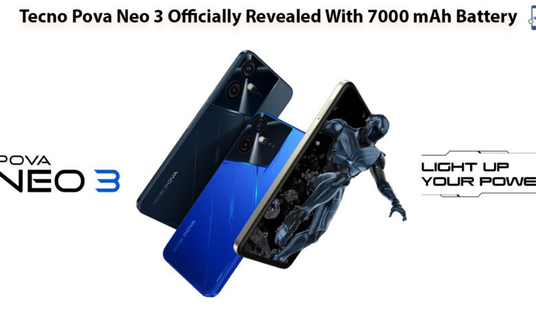 Tecno Pova Neo 3 Officially Revealed With 7000 mAh Battery