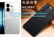 Xiaomi Redmi K60 Ultra High-Definition Rendering and Back Cases Revealed