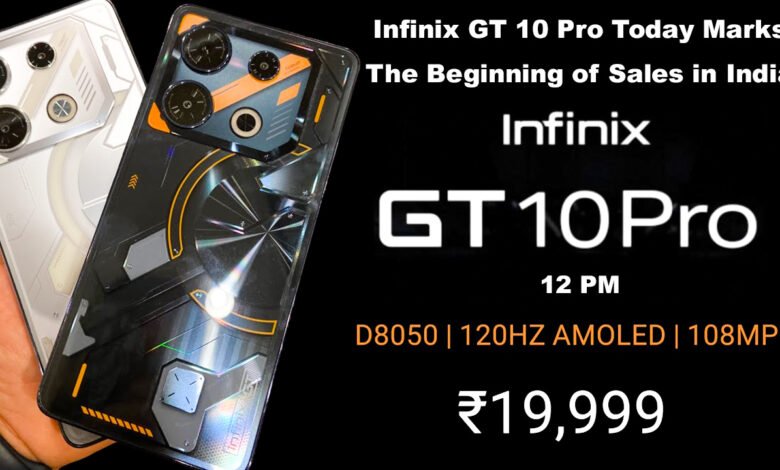 Infinix GT 10 Pro Today Marks The Beginning of Sales in India