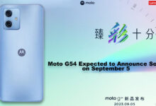 Moto G54 Expected to Announce Soon on September 5