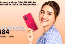 Motorola Moto G84 5G Will be Released in India on September 1