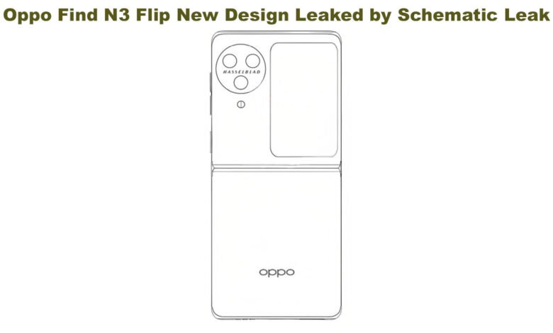 Oppo Find N3 Flip New Design Leaked by Schematic Leak