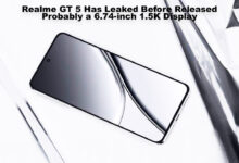 Realme GT 5 Has Leaked Before Released, Probably a 6.74-inch 1.5K Display