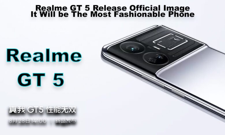 Realme GT 5 Release Official Image, It Will be The Most Fashionable Phone