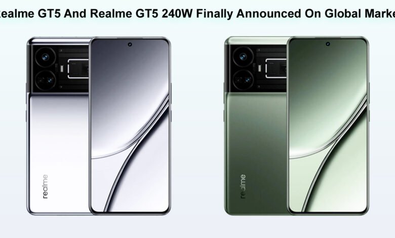 Realme GT5 And Realme GT5 240W Finally Announced On Global Market