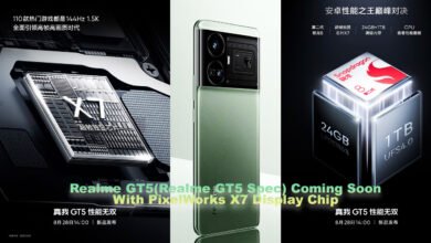 Realme GT5(Realme GT5 Spec) Coming Soon With PixelWorks X7 Display Chip