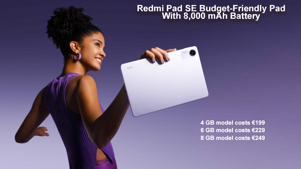 Redmi Pad SE Budget-Friendly Pad With 8,000 mAh Battery