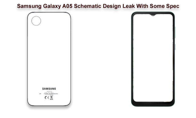 Samsung Galaxy A05 Schematic Design Leak With Some Spec