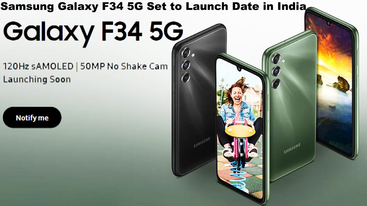 Samsung Galaxy F34 5G Set to Launch Date in India