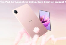 Vivo Pad Air Launch In China, Sale Start on August 18