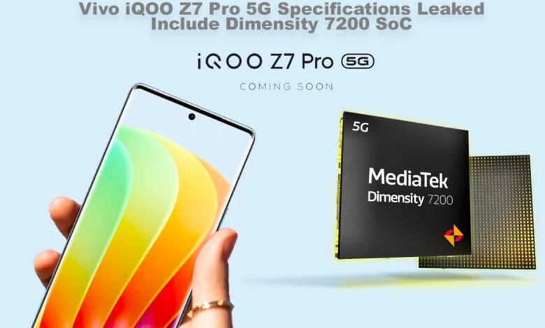 Vivo iQOO Z7 Pro 5G Specifications Leaked Include Dimensity 7200 SoC