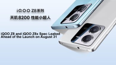 iQOO Z8 and iQOO Z8x Spec Leaked Ahead of the Launch on August 31