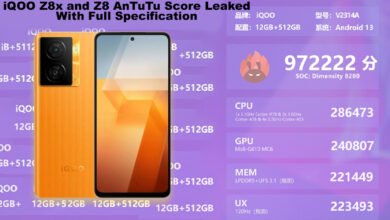 iQOO Z8x and Z8 AnTuTu Score Leaked With Full Specification