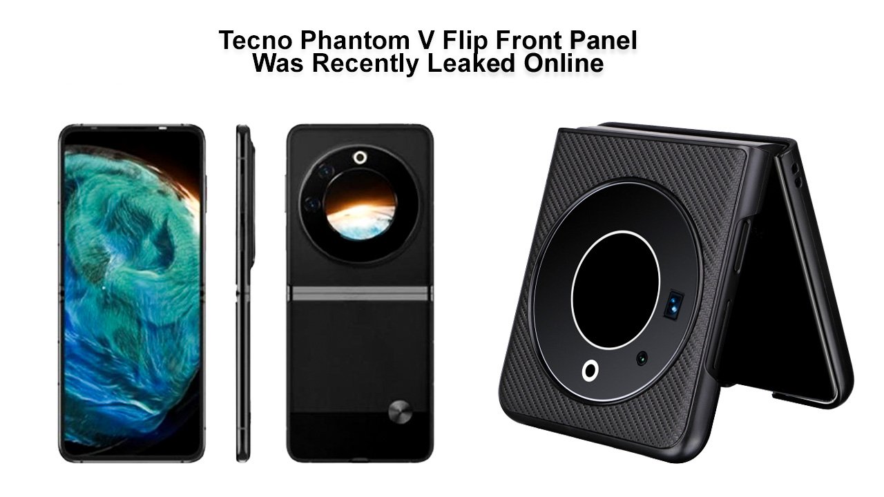 Tecno Phantom V Flip Front Panel Was Recently Leaked Online