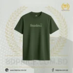Drop Shoulder T-Shirt | Green | Half Sleeves