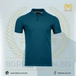 Polo T-Shirt | Teal | Half Sleeves